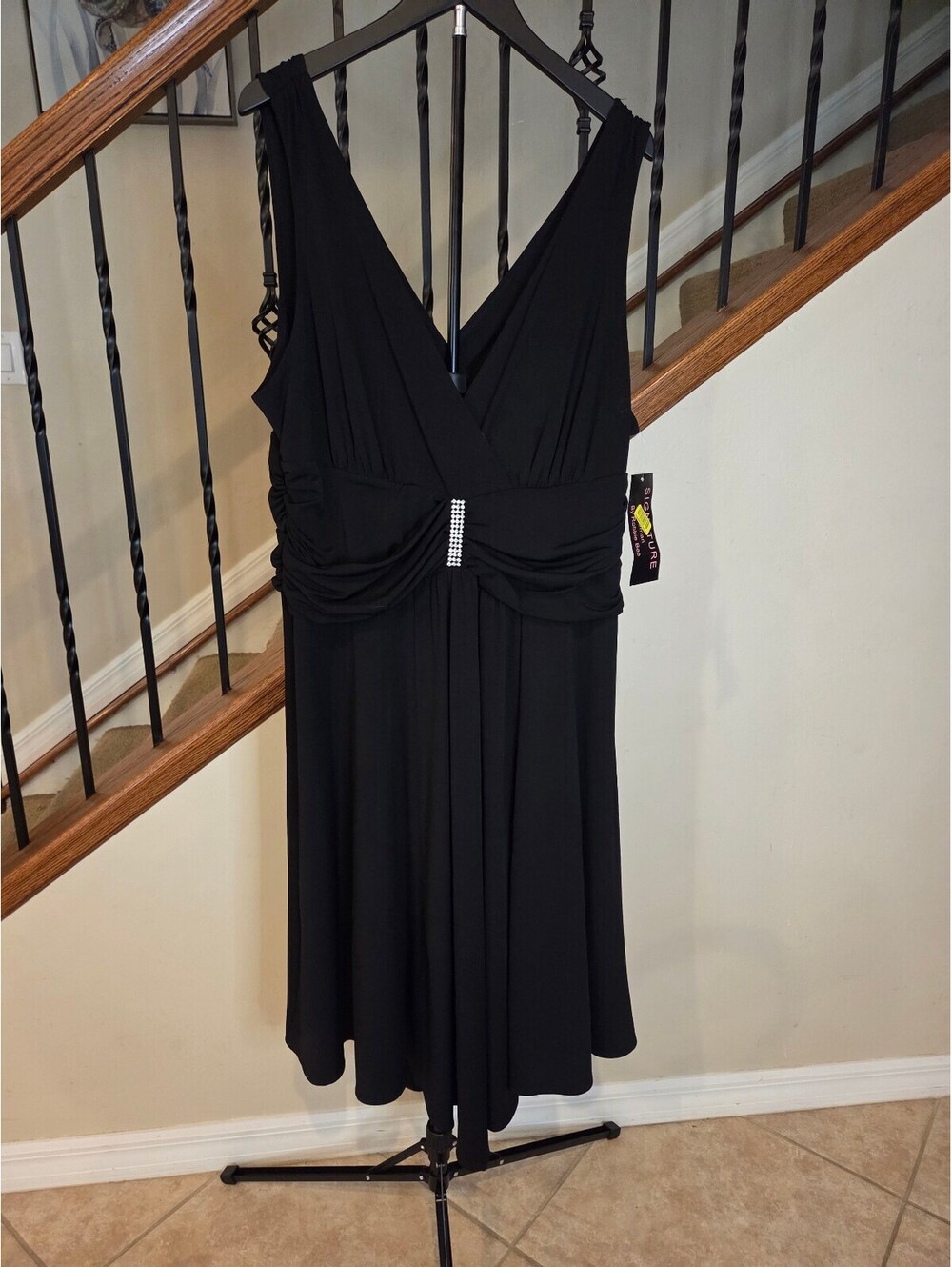 Signature Studio Black Sleeveless Dress Size 20W